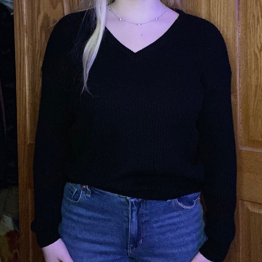 Black sweater